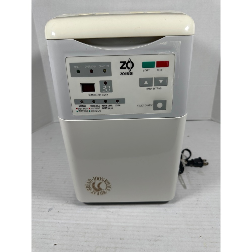Zojirushi Home Bakery Mini Breadmaker White 1lb Loaf BBCC-M15‎ Compact Kitchen